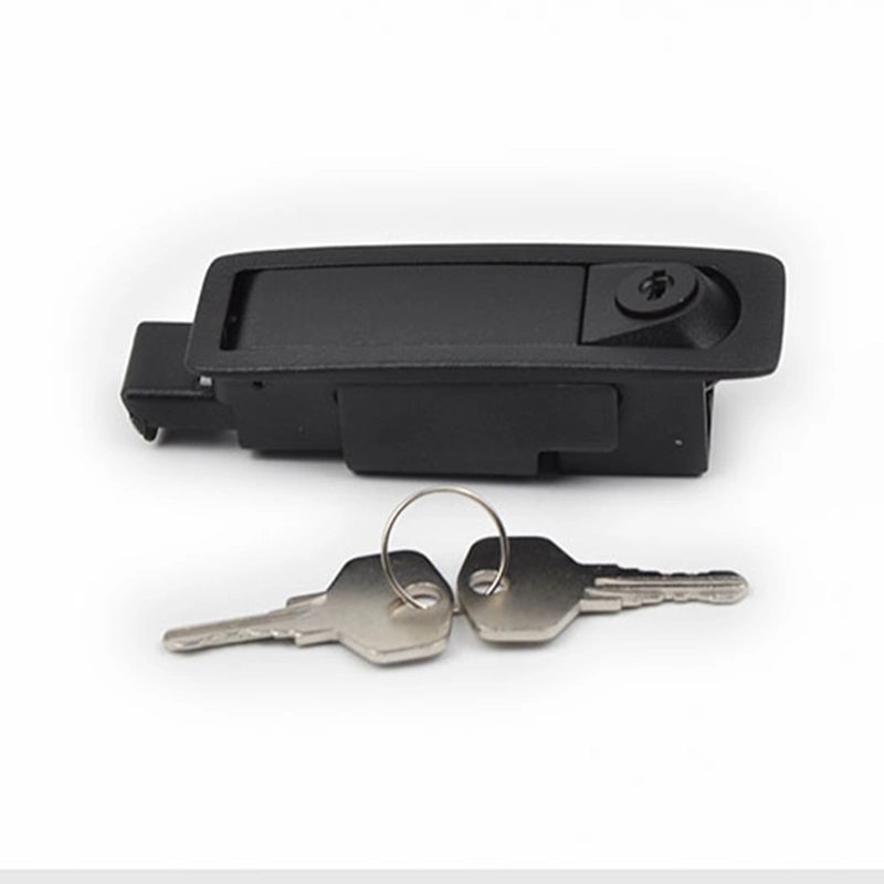 Xk145 Switch Box and Switchgear Zinc Alloy Door Handle Lock Set Cabinet Door Lock Square Key Plane Lock
