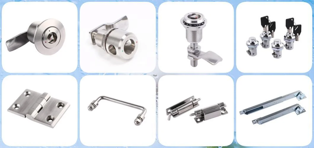 Stainless Steel Compression Cam Lock for Industry Enclosure and Cabinet Square 7mm