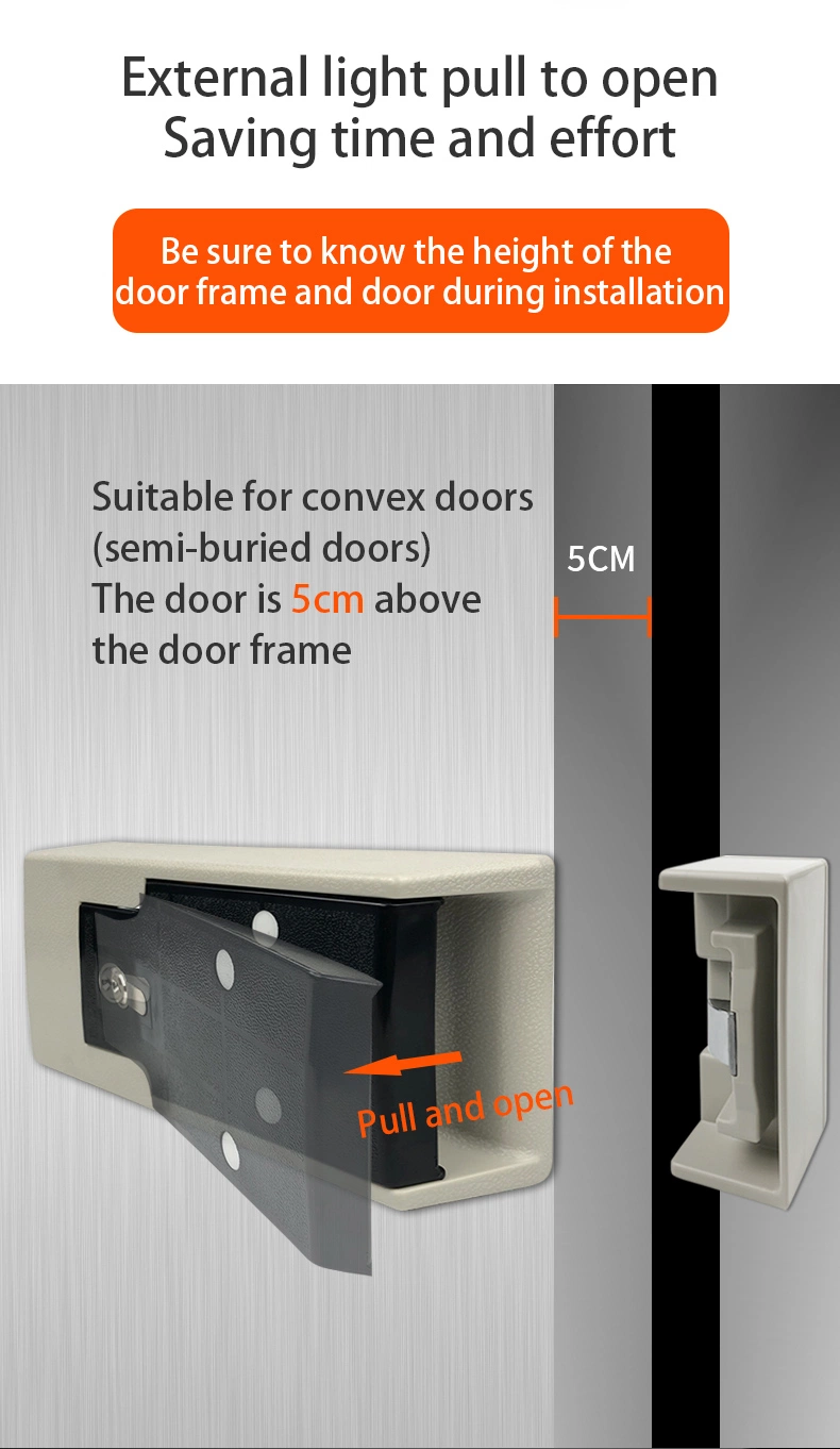1180 Cold Room Swing Hinge Door Accessories Security Key Handle Latch Lock
