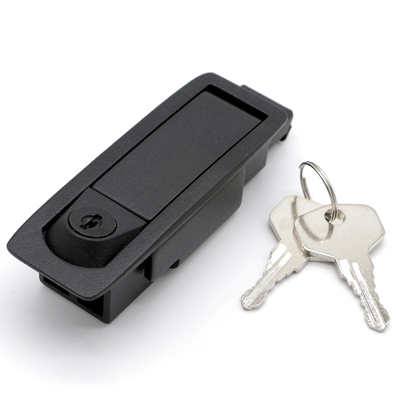 Xk145 Switch Box and Switchgear Zinc Alloy Door Handle Lock Set Cabinet Door Lock Square Key Plane Lock