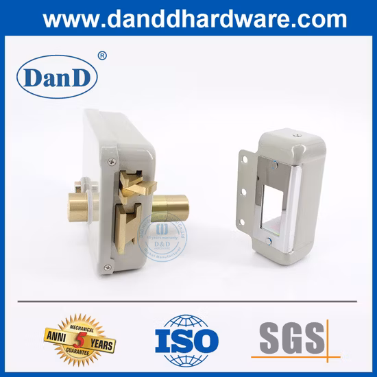 Intelligent Electric Motorized Rim Lock with Double Cylinder